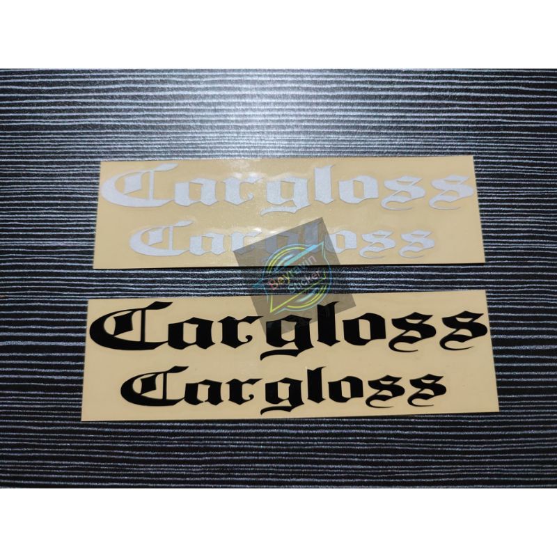 Sticker Cargloos cutting