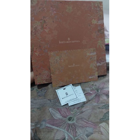 HIJAB BUTTONSCARVES DUBAI XL SYARI - CURRY