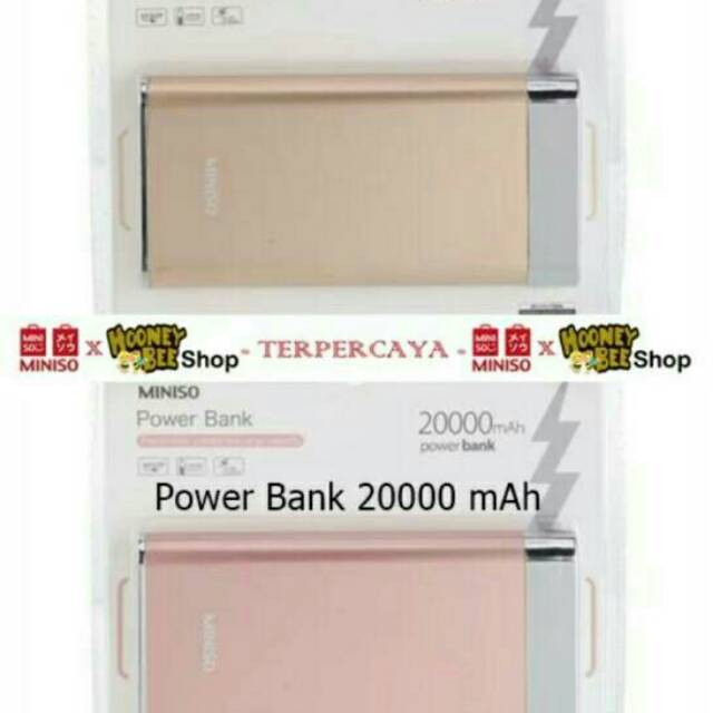 Miniso power bank japan Quality 20000 mah Original