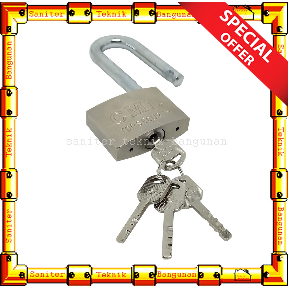 Gembok Nekel Leher Pendek Ukuran 30MM 40MM 50MM 60MM Camel Gembok Pintu Pagar Padlock