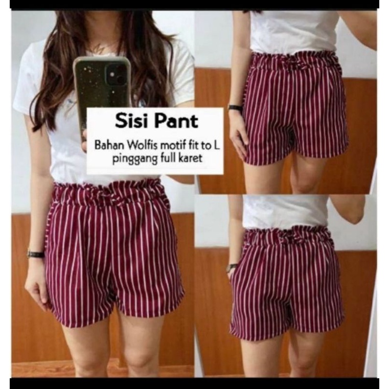 JCMP - Sisi Pant / Celana Pendek Wanita Korean Terbaru