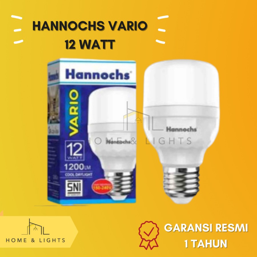 Hannochs LED Vario 6W, 12W, 18W Cool Daylight/ Putih