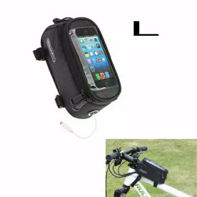 Tas Frame Sepeda Roshwheel Pouch 5.5 inch Support Touchscreen