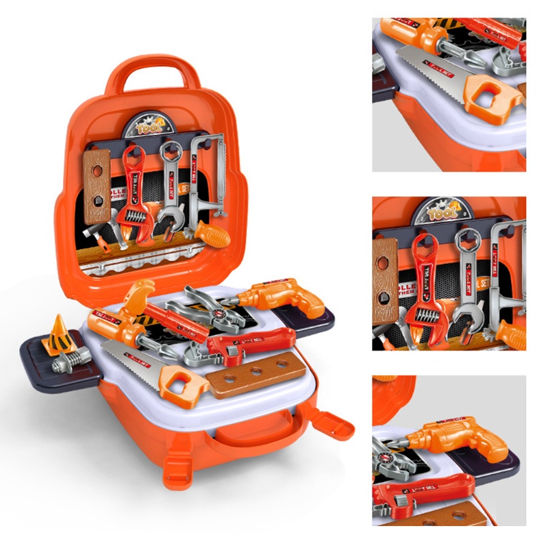 Mary Toddler Tool Set Anak Alat Set Dengan Bor Mainan Elektrik Kotak Perkakas Untuk Balita