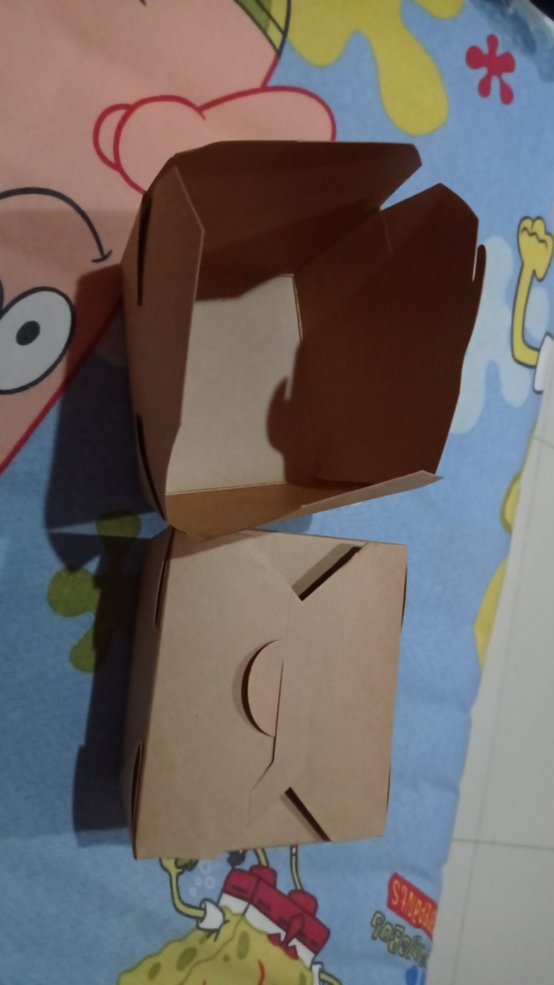 Paper Food Box / Brown Paper Food Box / Kemasan Makanan / Lunch Box Take Away / Lunch Box Craft