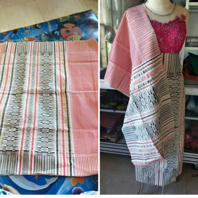 Sarung songket tumtuman tarutung toba medan cantik dan elegan