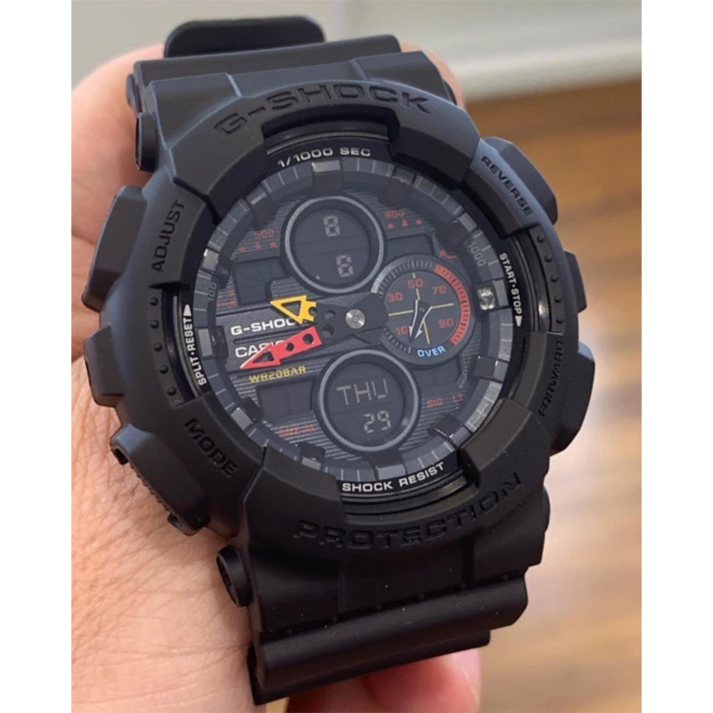 Casio G-Shock Jet Black GA-140BMC-1A