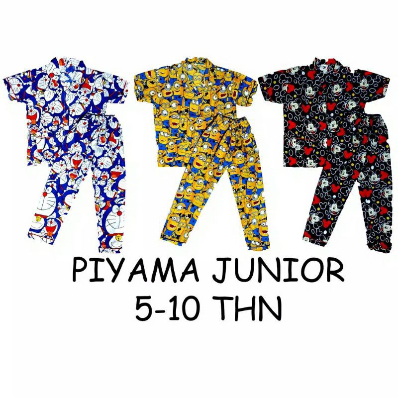 Piyama Junior 5 - 11 thn &quot;BISA PILIH MOTIF&quot;