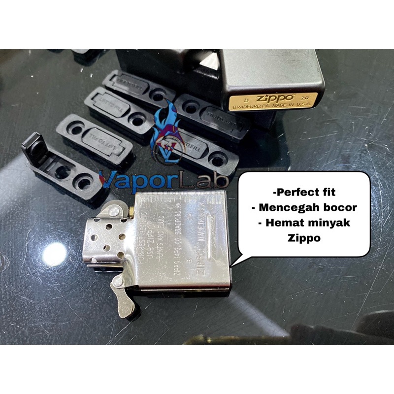 Karet insert tutup bawah zippo / rubber zippo