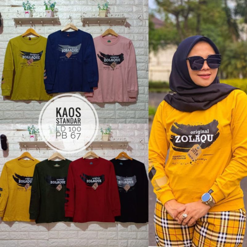 Atasan Wanita combet 20s / Kaos zlq wanita Original / kaos lengan panjang