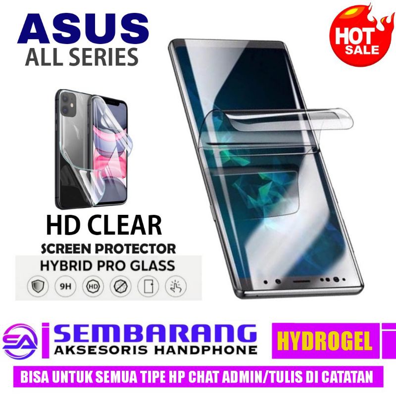 Anti Gores Hydrogel HD Clear Asus All Series Zenfon Max m2 /Zenfon Max pro M1 / Zenfon 4 max pro 5,5