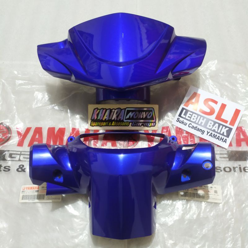 Batok depan belakang nouvo z biru original batok nouvo z biru original yamaha