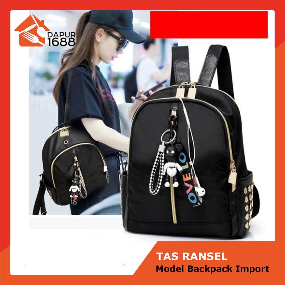 Tas Ransel Fashion Wanita Kualitas Import Korea Quality