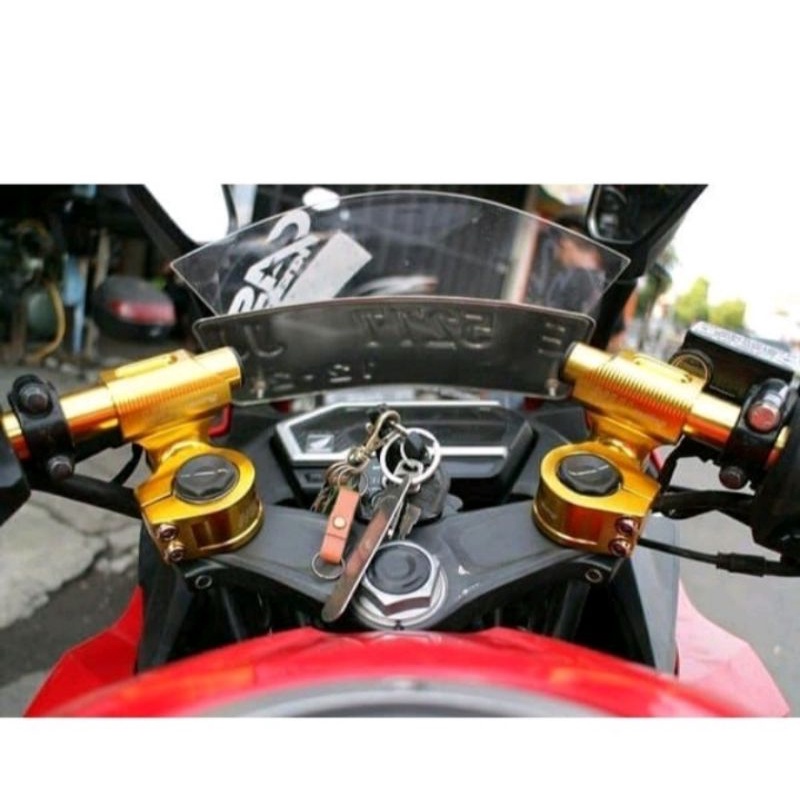 Stang Jepit CNC FASTBIKES Vixion Old/new R15 v2 v3 cb150 ninja R RR  Satria FU old/new tiger megapro