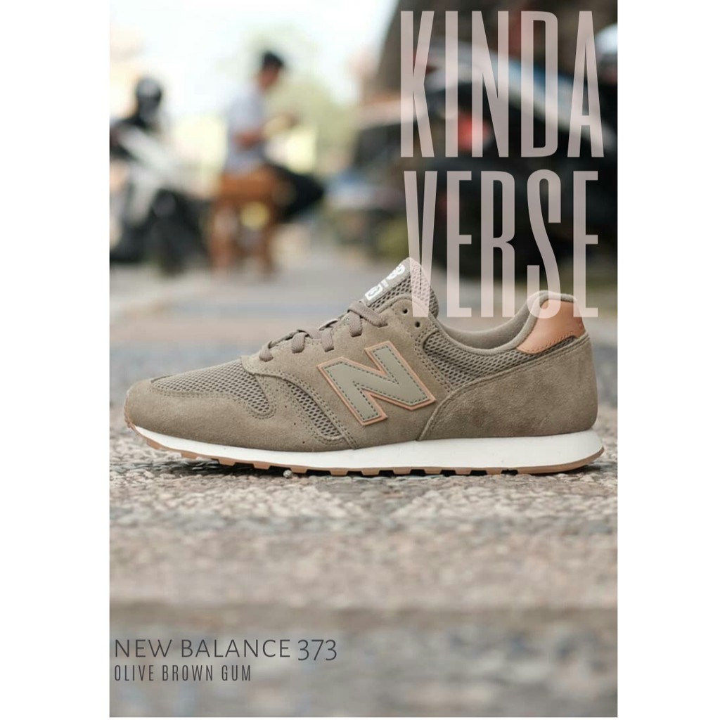 new balance 373 olive
