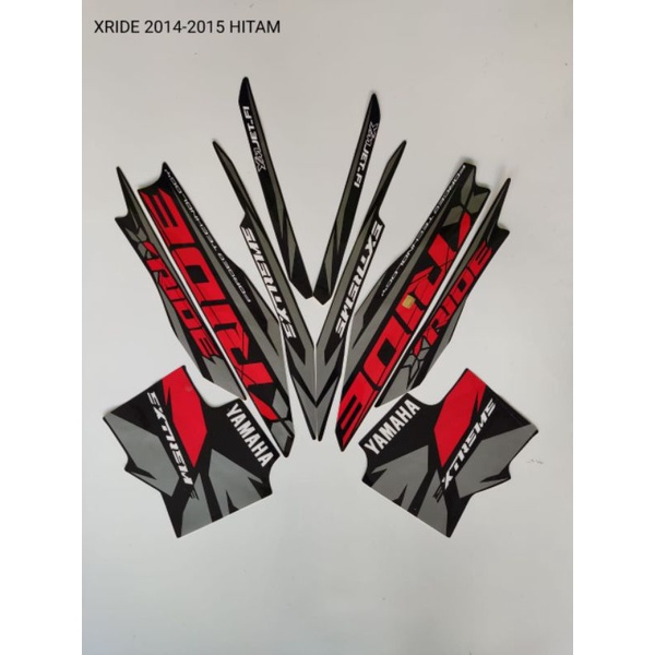 STRIPING X RIDE 2015 HITAM