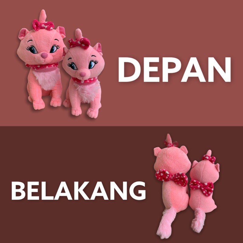Boneka Marie Cat Pink / Medium and Small - Pusat Kado Murah