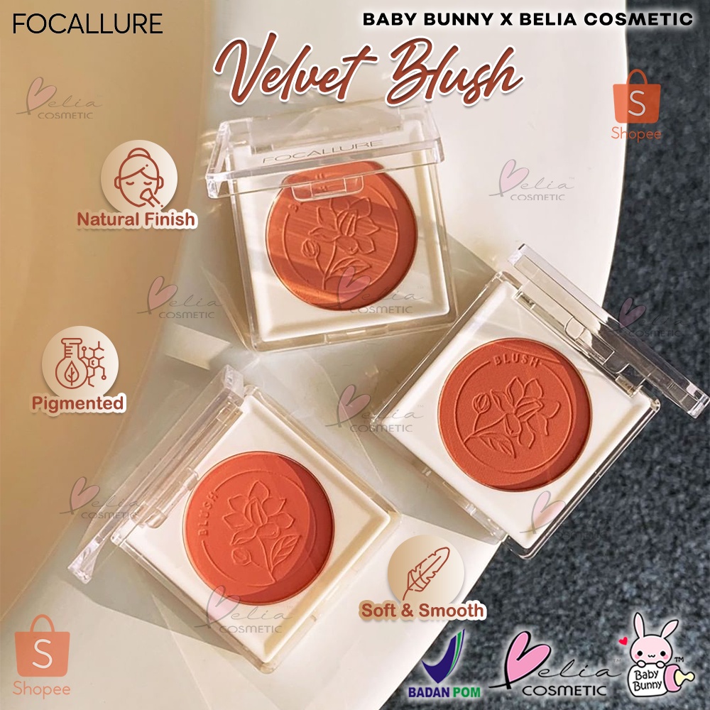 ❤ BELIA ❤ FOCALLURE Perfection Velvet Blush FA235 | Blush On | Powder Blush | BPOM