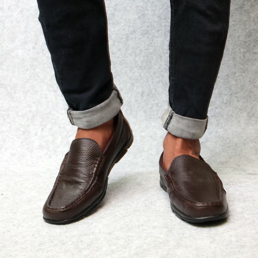 Sepatu Pantofel PRIA KULIT ASLI Chafra TOTO Slip On Formal Casual Kulit Pria Kantor Guru PNS - Sepatus Lip onFormal Nyaman Murah Berkualitas Pansus Kulit