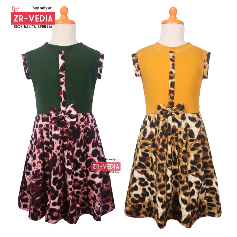 Dress Lala uk 7-8 Tahun / Dress Anak Perempuan Cewek Baju Dres Batik Murah Casual Pesta Yukensi Adem