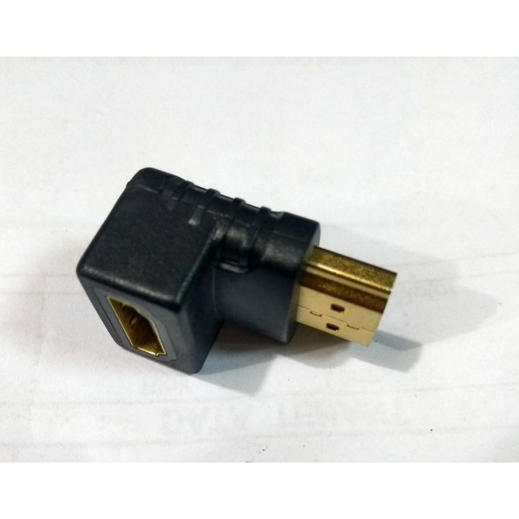 HDTV Siku 90 Derajat /  Male to Female Gender F Adapter / Connector / Konektor