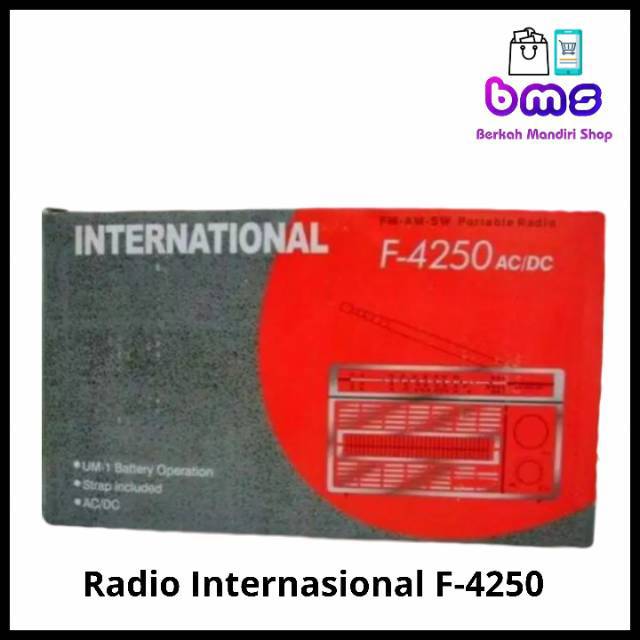 Radio Internasional F-4250 // CR-4250 // Radio Jaman Dulu