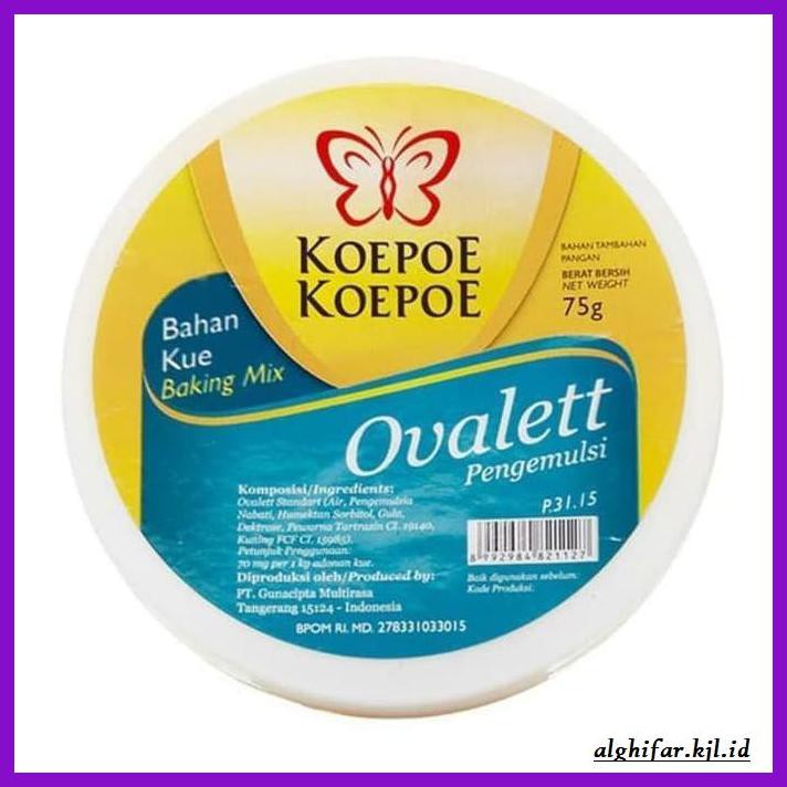 

Redwop-Gnikab- Koepoekoepoe Ovalett 75 Gram -Hallall.