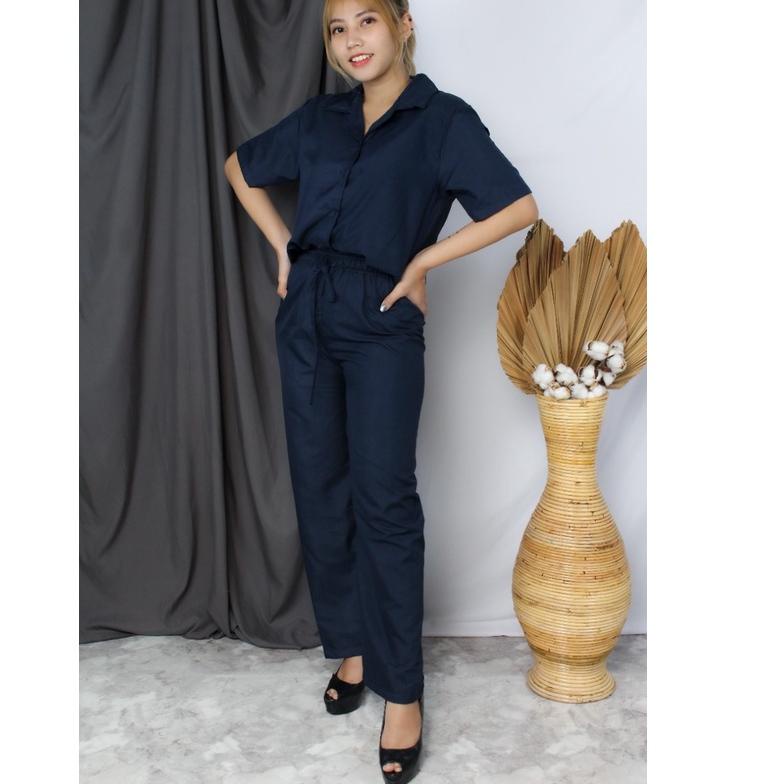 Special Price.. RF FASHION - Set Kemeja Polos // Piyama Baju Tidur Dewasa