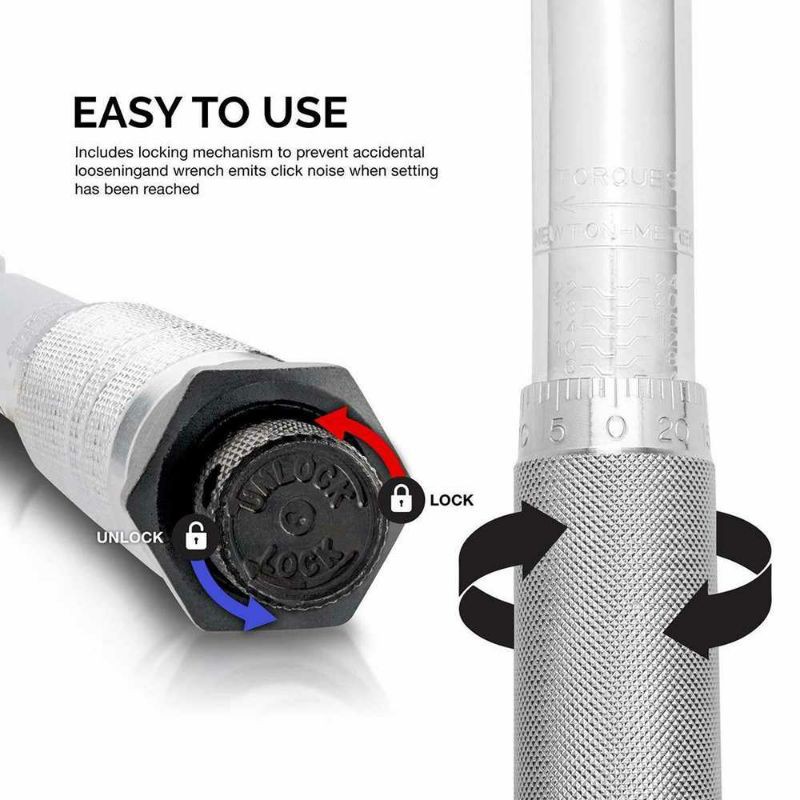 PEGASI Kunci Pas Torsi Moment Torque Wrench 1/4inch