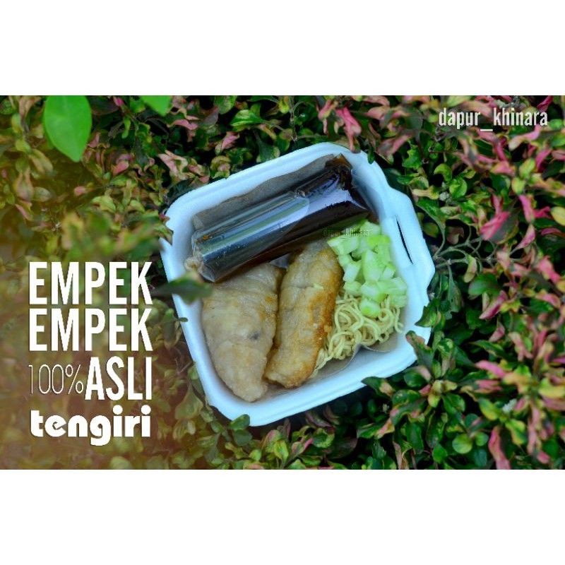 

Pempek Ikan Tenggiri Asli Home made Non Biang Kombinasi telor, Lenjer, Kulit, Adaan