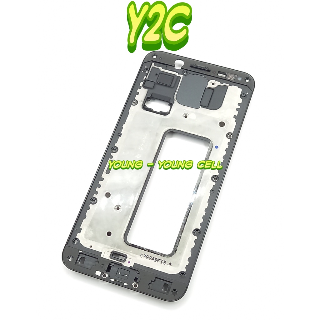 BEZEL SAMSUNG GALAXY J7+ / J7PLUS / J7 PLUS / C7100 / TULANG TENGAH FRAME TATAKAN LCD