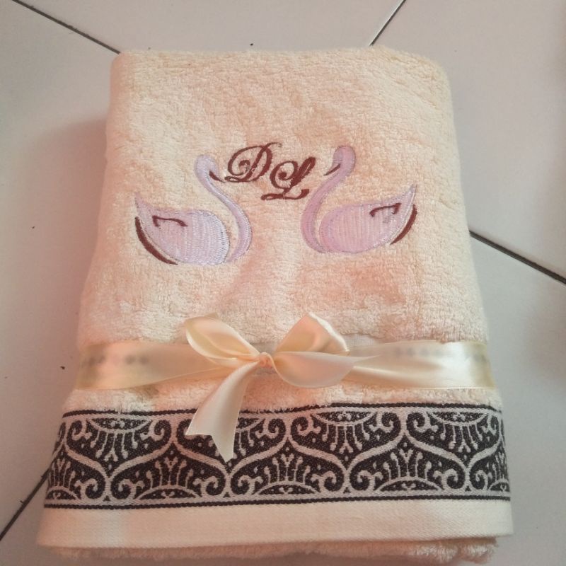 1pcs handuk terry palmer morning whistle/terry palmer signature +bordir