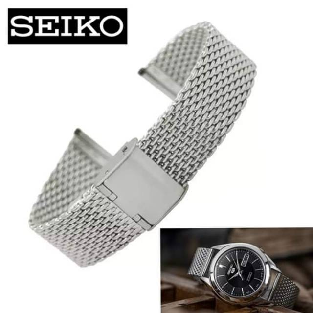 Milanese Shark Mesh strap Premium For Seiko 5 Automatic