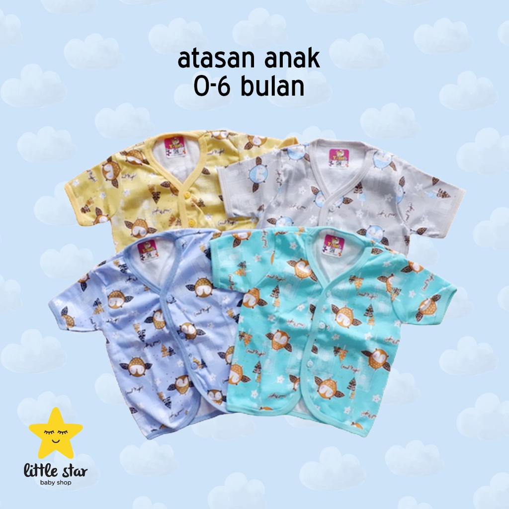 3 PCS - Y Lin Kaos Atasan Anak Bayi Cewek Cowok