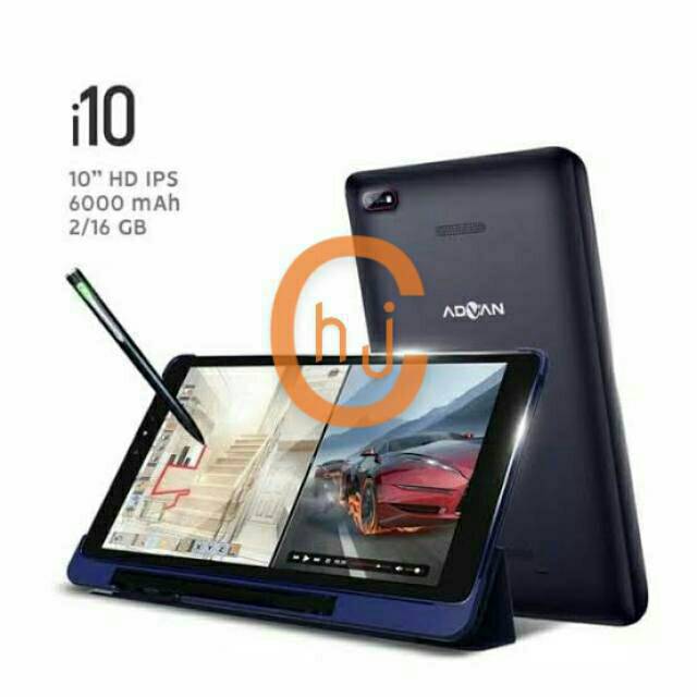 Hp tab advan vandroid i10 layar 10inch ram 2gb rom 16gb garansi resmi