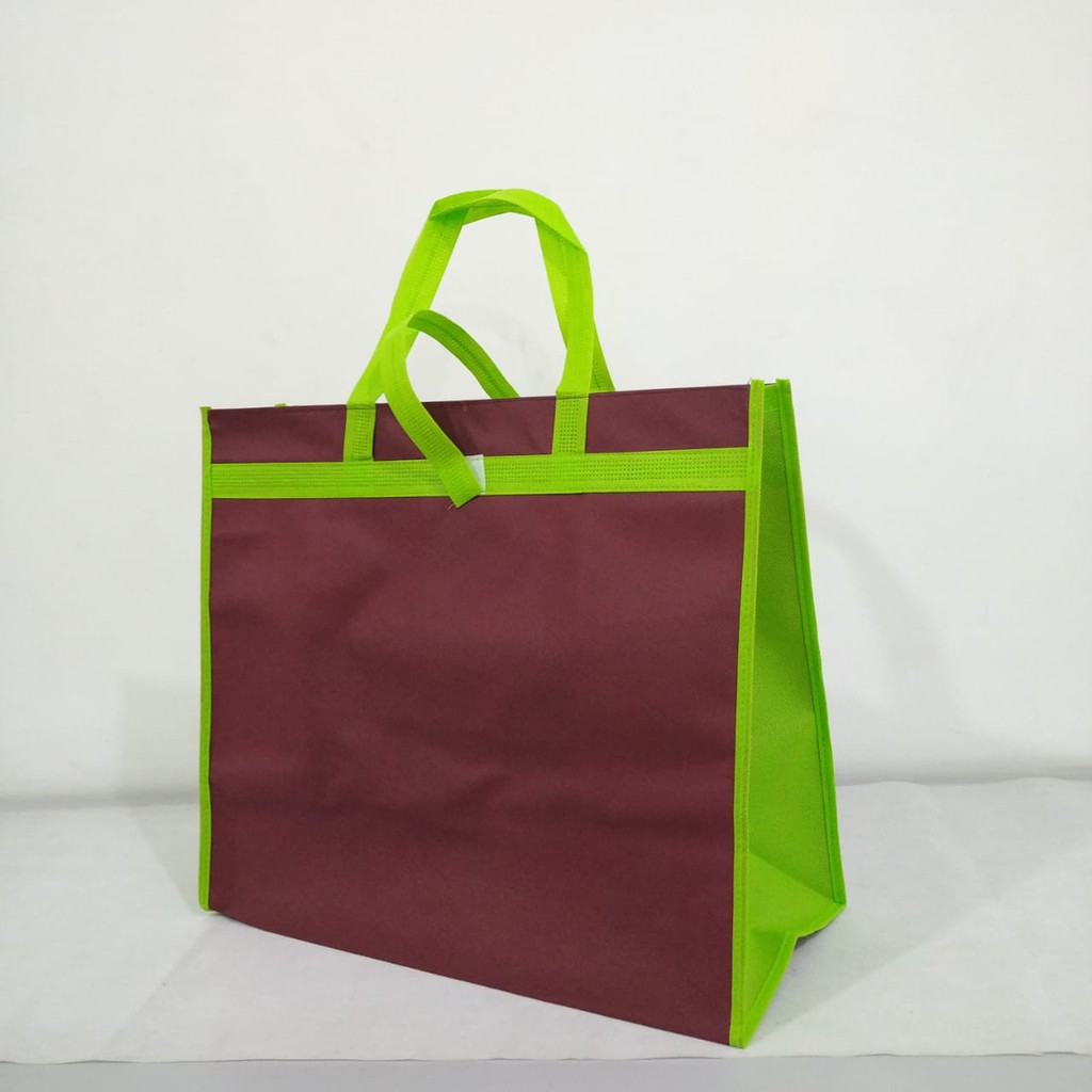 

[Cod] Tas Sembako/Tas Lipat/Tas Spunbond Jumbo/Goodie Bag Spunbond/Tas Belanja Lipat Besar 35x40x21