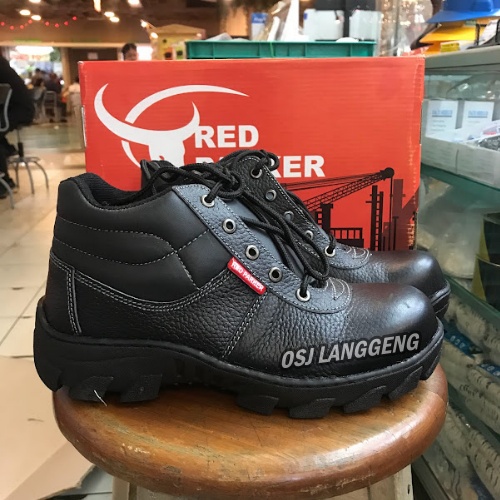 Sepatu Safety Pria Bertali Red Parker / Sepatu Safety Red Parker S183