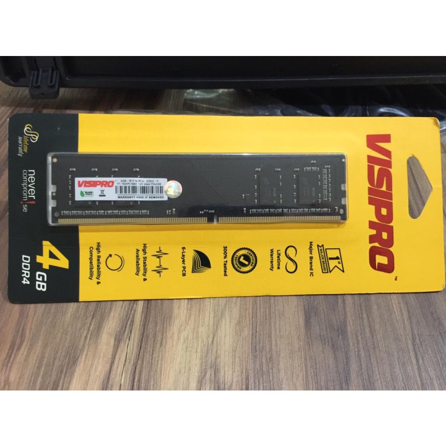 RAM VISIPRO 4GB DDR4 PC 2666