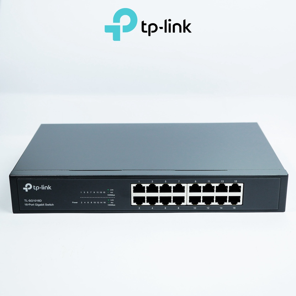 SWITCH TP-LINK TPLINK TL-SG1016D 16 PORT 1000MBPS BESI RESMI