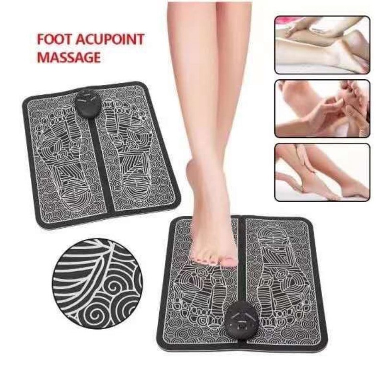 hokkiterus21⭐⭐⭐⭐⭐ EMS FOOD MASSAGER alat pijat elektrik terapi kesehatan 8 pijatan terapi kaki terapi badan usb charger E001