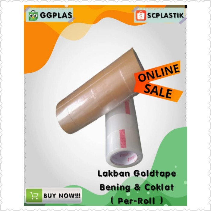 

A81Duya Lakban Goldtape Merah 100 Yard - Putih As71S0D