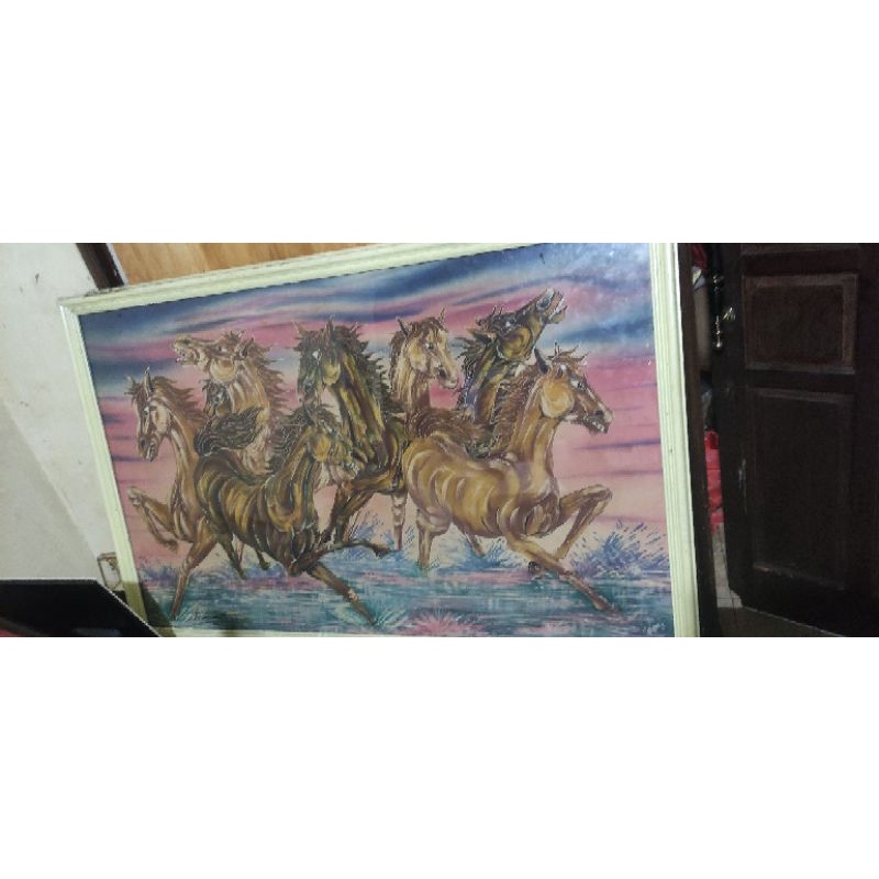 Lukisan asli kuda