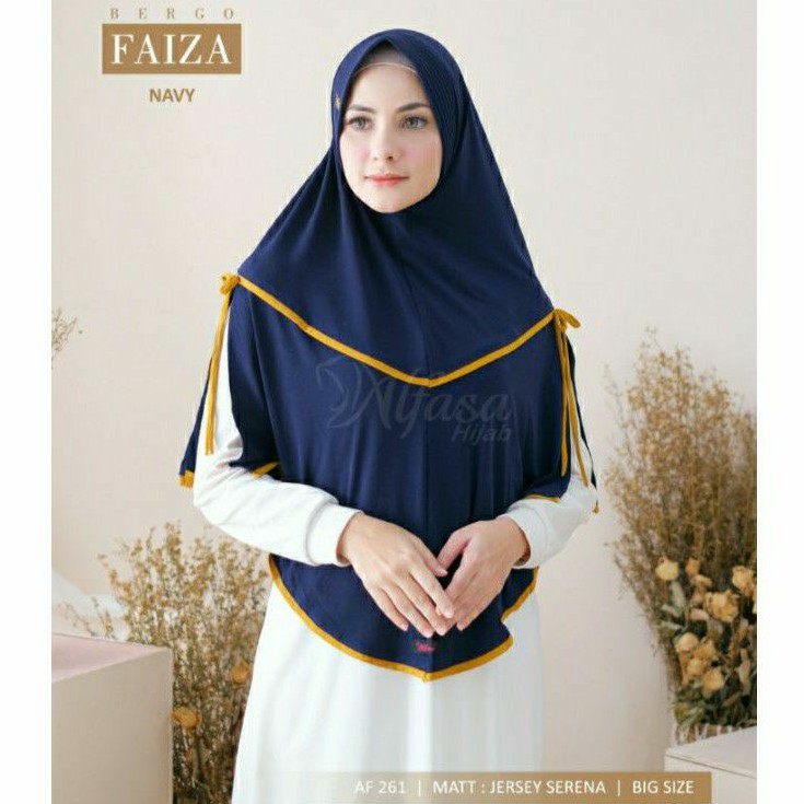 SUPER PROMO BERGO FAIZA JUMBO By Alfasa Hijab