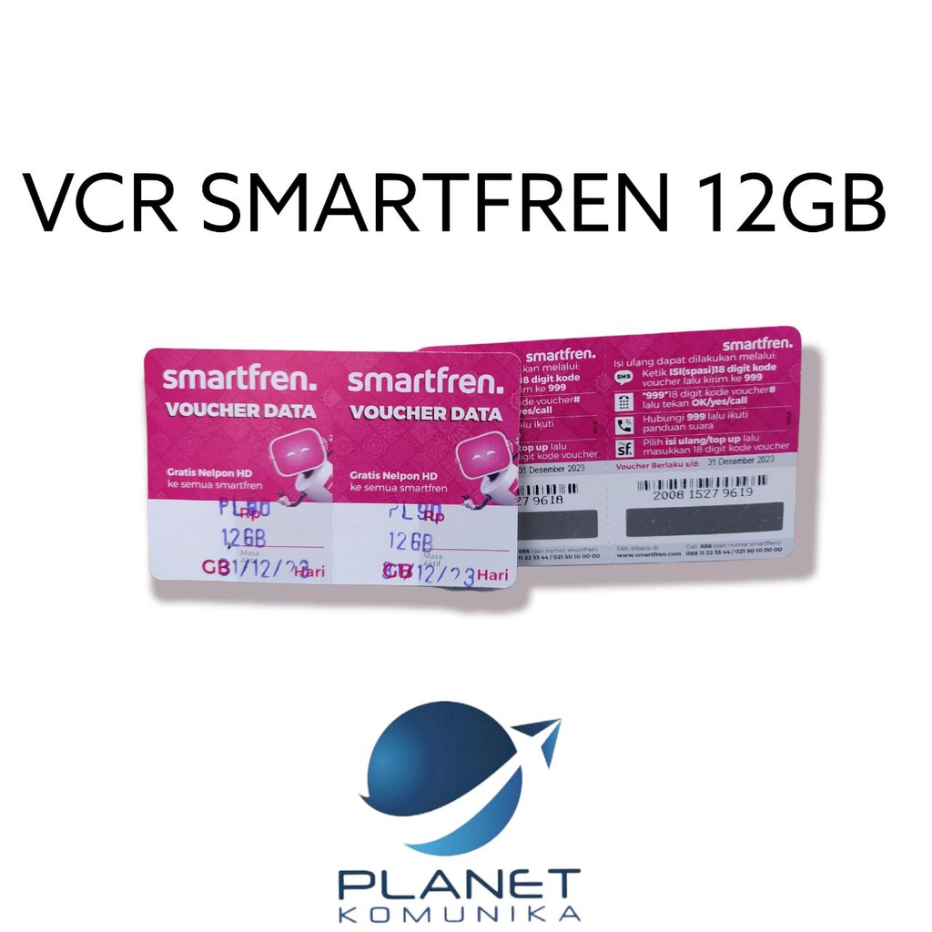 VOUCHER SMARTFREN 12GB