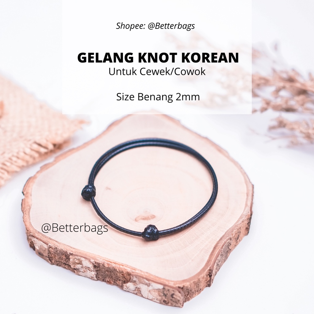 Gelang Korean Tali Pria/Gelang Wanita Murah Warna-Warni