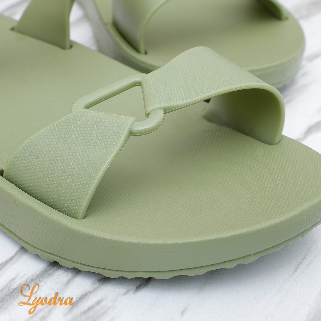 Yodra / Lyodra Vivienne Flip Flop Jelly Shoes Import LDR113 Real Pict TANPA KOTAK SEPATU