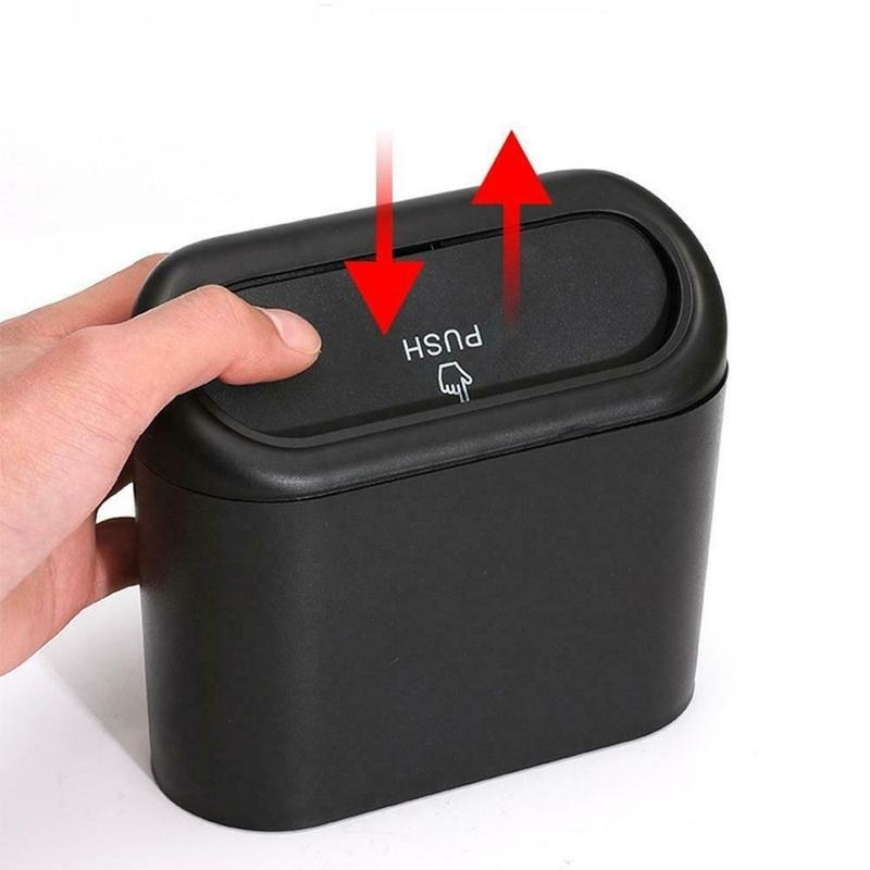 1pcs/car Trash Bin Auto Organizer Tempat Sampah Storage Bag Rubbish Kotak Sampah Mobil Dust Case Holder Car Rubbish