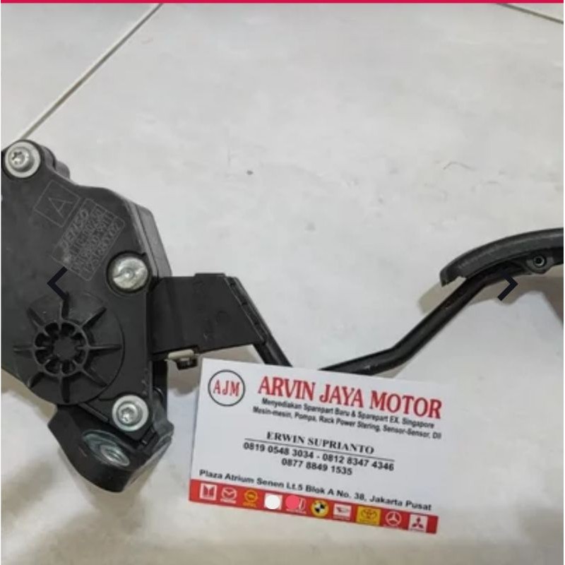 sensor pedal gas toyota Vios