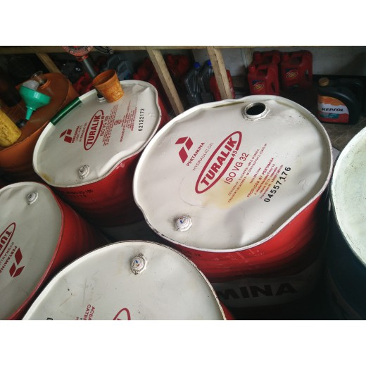 ECERAN oli Hydraulik Hydraulic Hydrolik / kompresor angin piston / vacum oil Turalik 69 iso vg 100