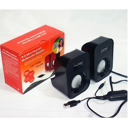 SPEAKER MULTIMEDIA 2.0 MINI ADVANCE DUO 026 MURAH POWER USB